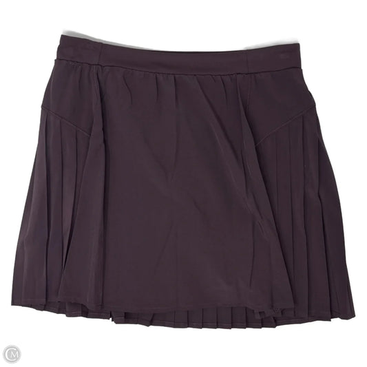 Athletic Skort By Spanx In Burgundy, Size: M