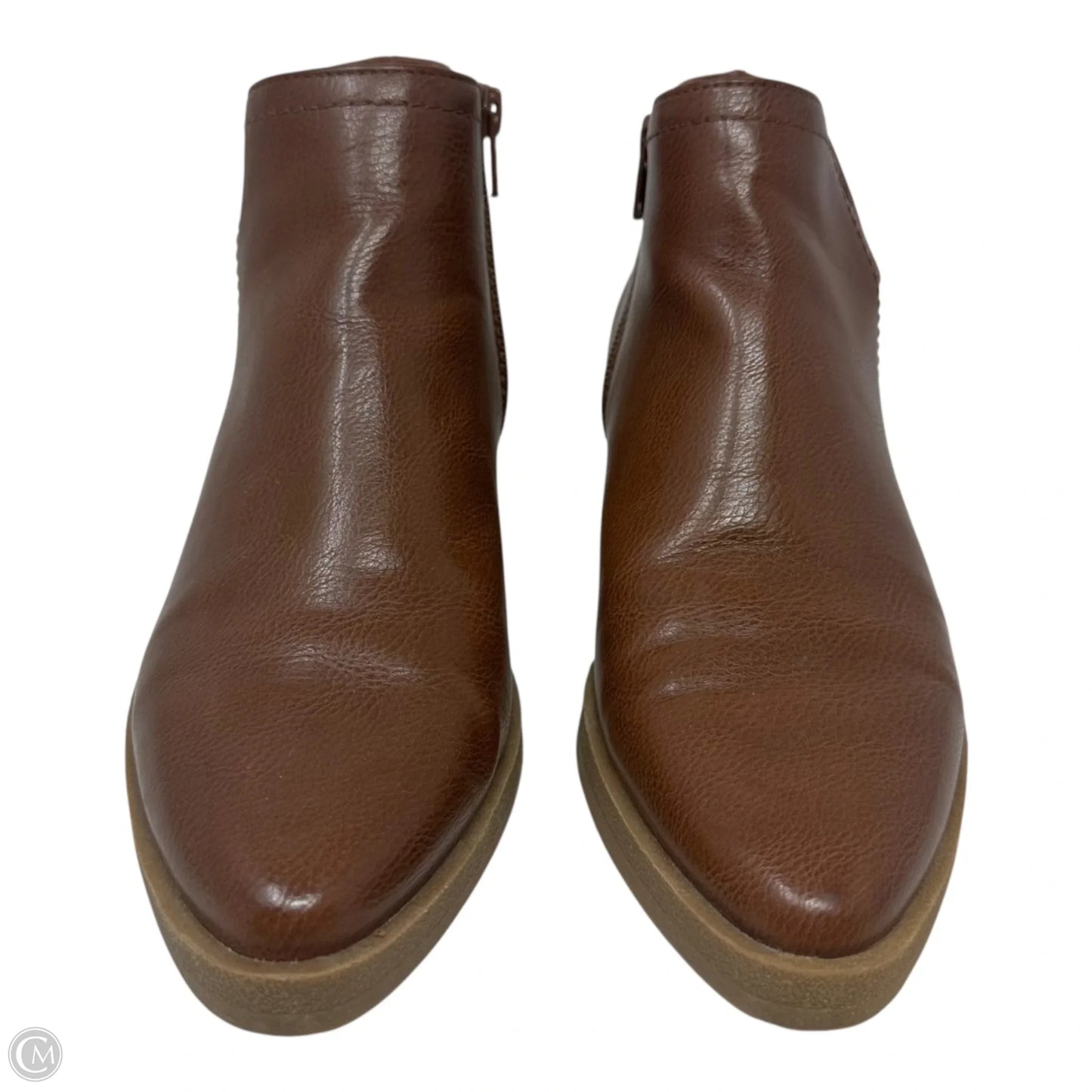 Boots Ankle Flats By Frye And Co In Brown, Size: 7