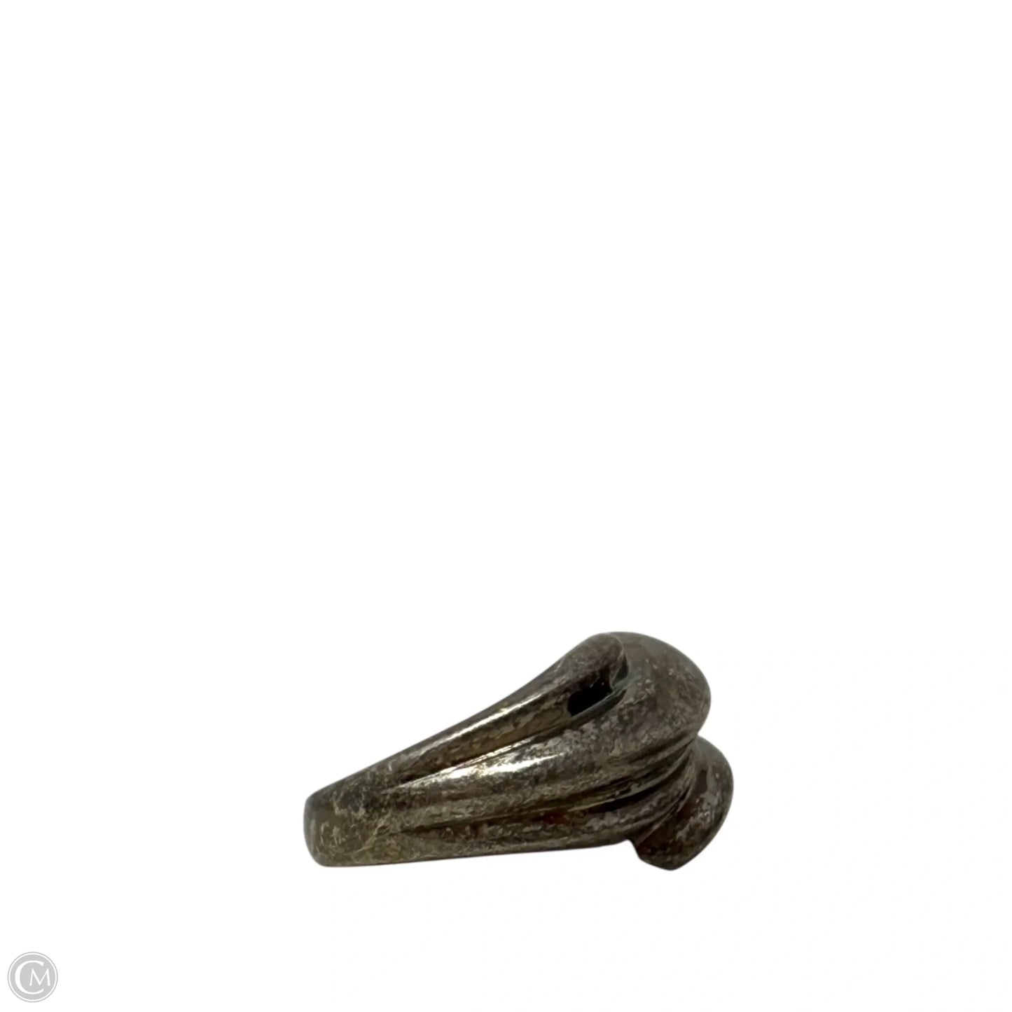 Vintage Sterling Silver Curved Dome Ring, Size: 6
