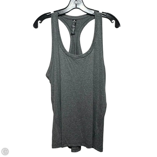 Athletic Tank Top By Yogalicious In Grey, Size: M