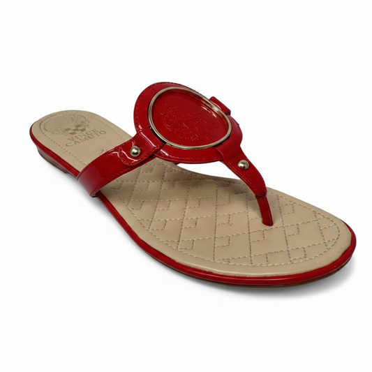 Braida Flip Flop Sandals By Vince Camuto In Red, Size: 8.5
