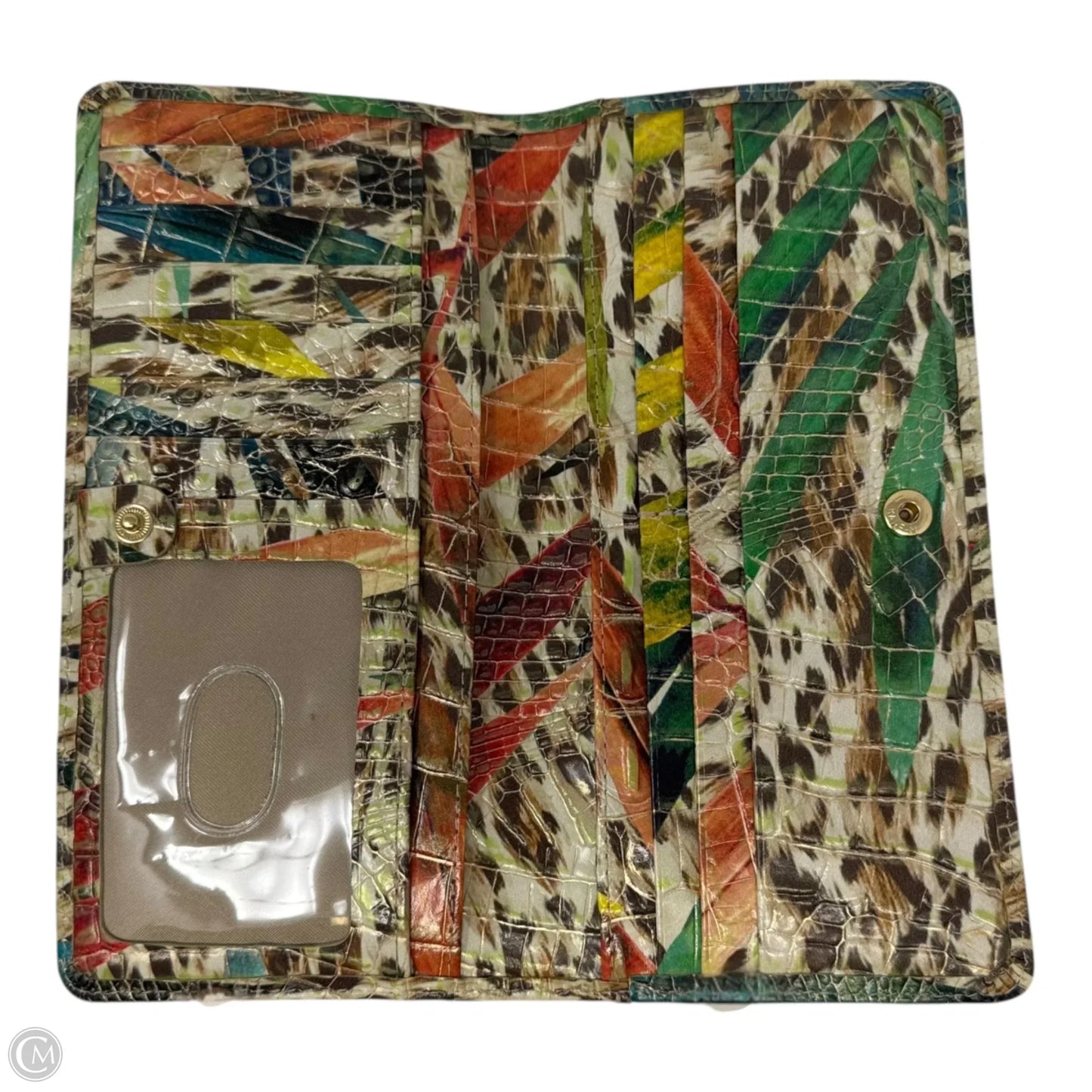 Ady Bifold Snap Wallet Designer By Brahmin, Size: Medium