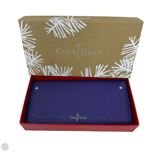 Parker Colorblock Leather Slim Wallet  By Cole-haan, Size: Medium