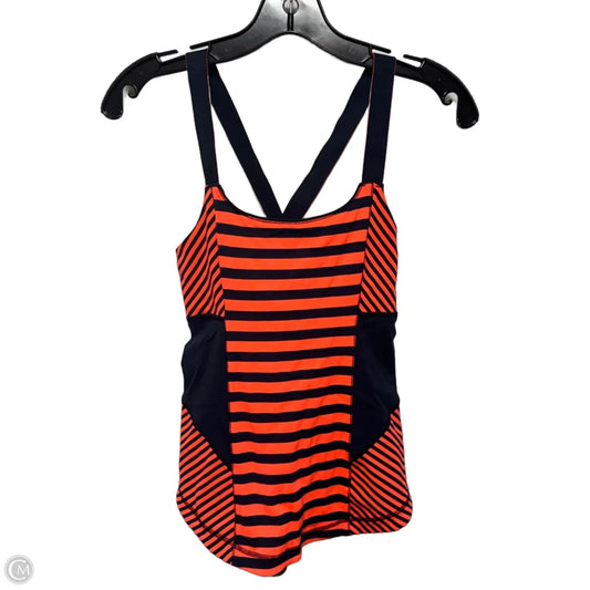Athletic Tank Top By Lululemon In Striped Pattern, Size: 6
