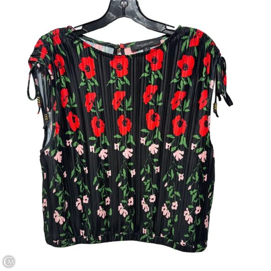 Top Sleeveless By Marc New York In Floral Print, Size: Xl