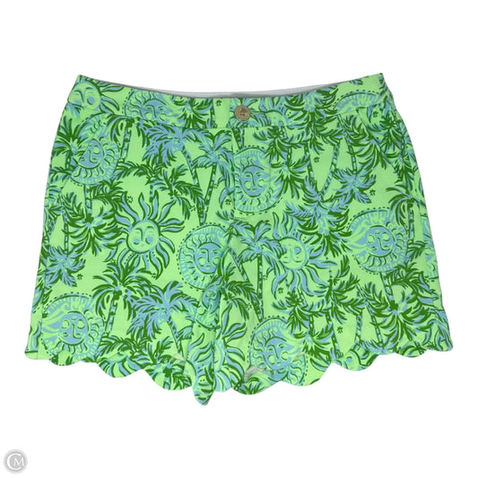 Buttercup Mid Rise Shorts Designer By Lilly Pulitzer In Green, Size: 6