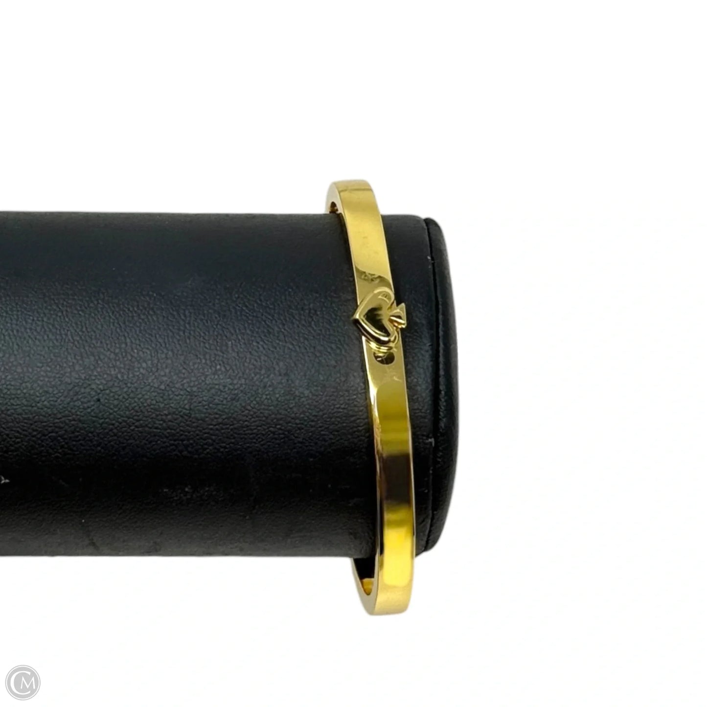 Everyday Spade Gold Tone Hinged Bangle BraceletDesigner By Kate Spade