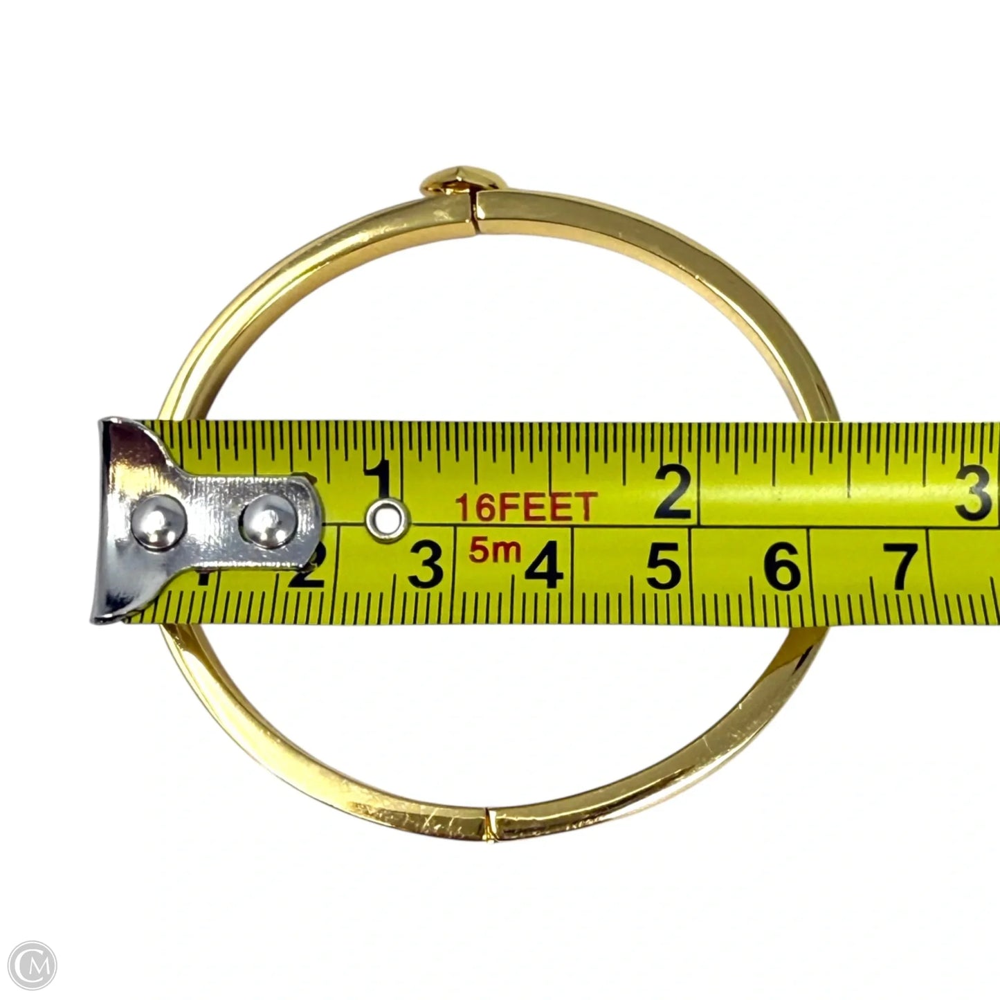 Everyday Spade Gold Tone Hinged Bangle BraceletDesigner By Kate Spade