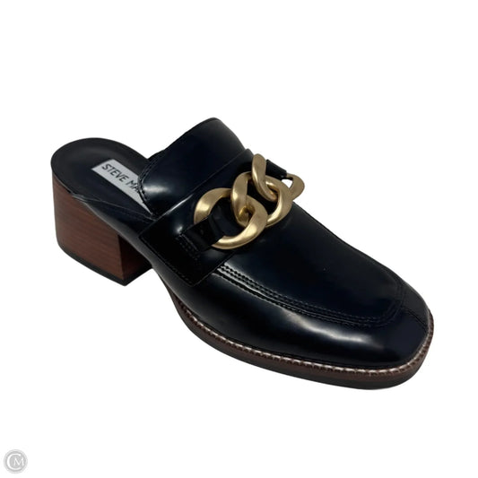 Lorie Chain Mule Shoes Flats By Steve Madden In Black, Size: 7