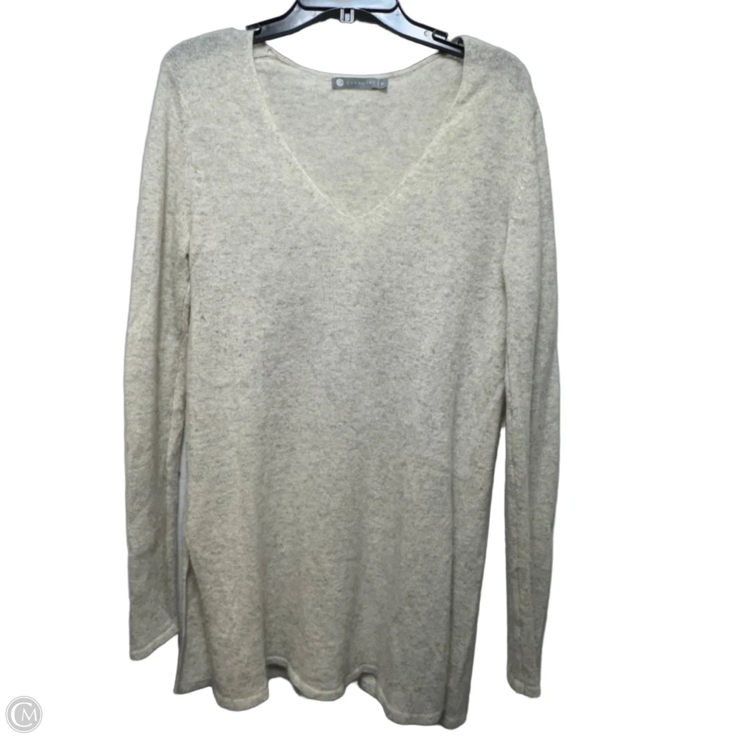 Sweater Cashmere By Cashmere In Cream, Size: M