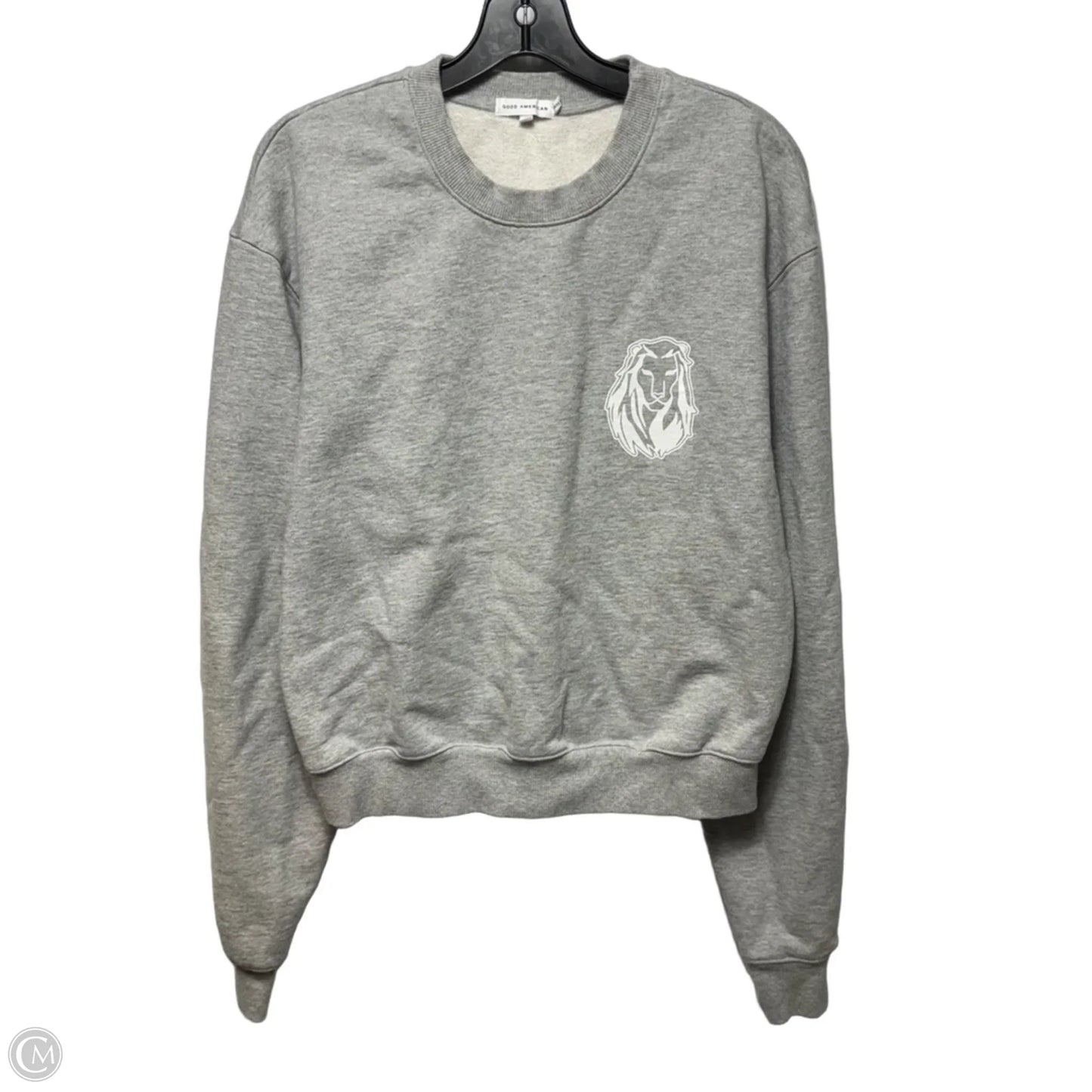 Leo Sweatshirt Crewneck By Good American In Grey, Size: S
