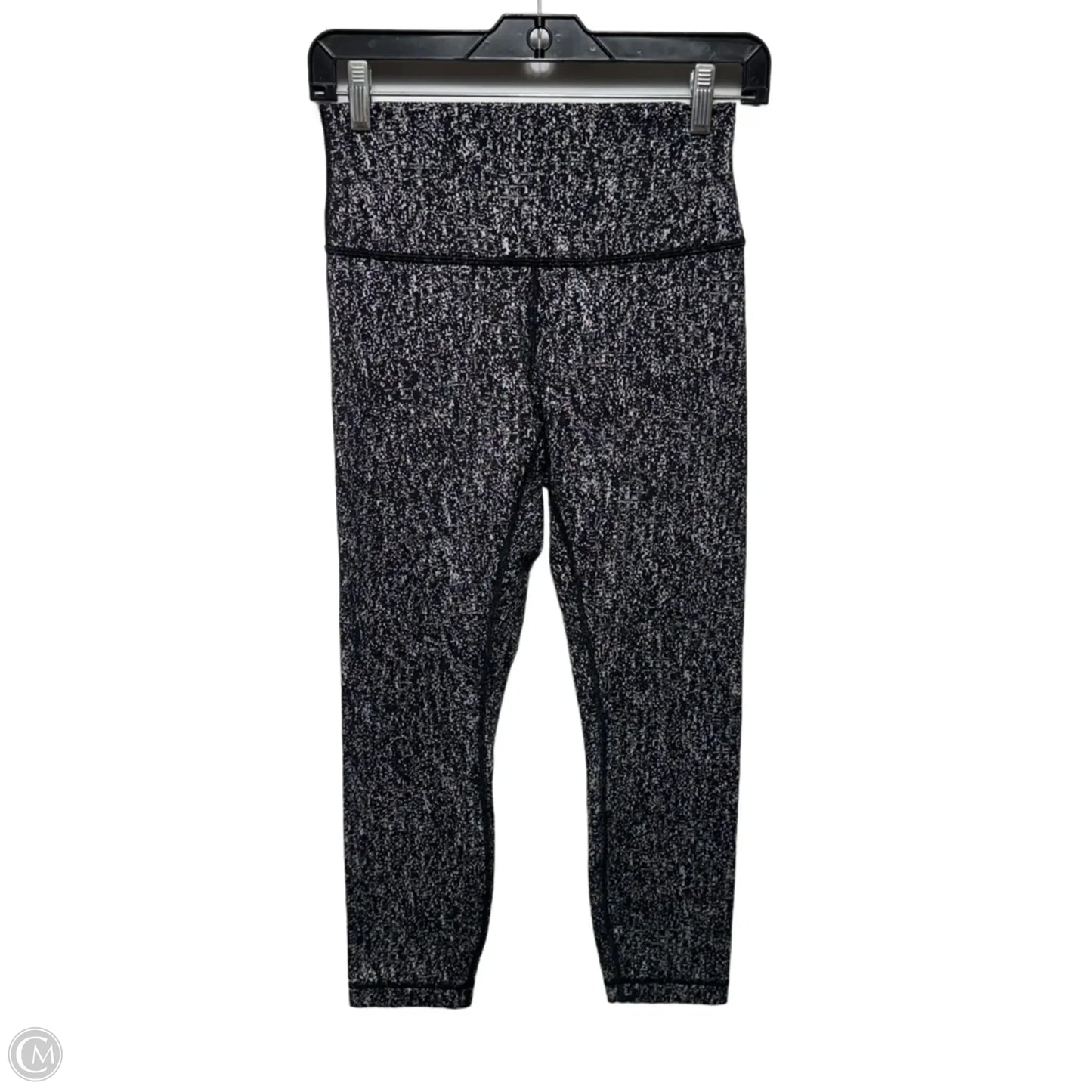 Athletic Leggings By Lululemon In Black & White, Size: 6