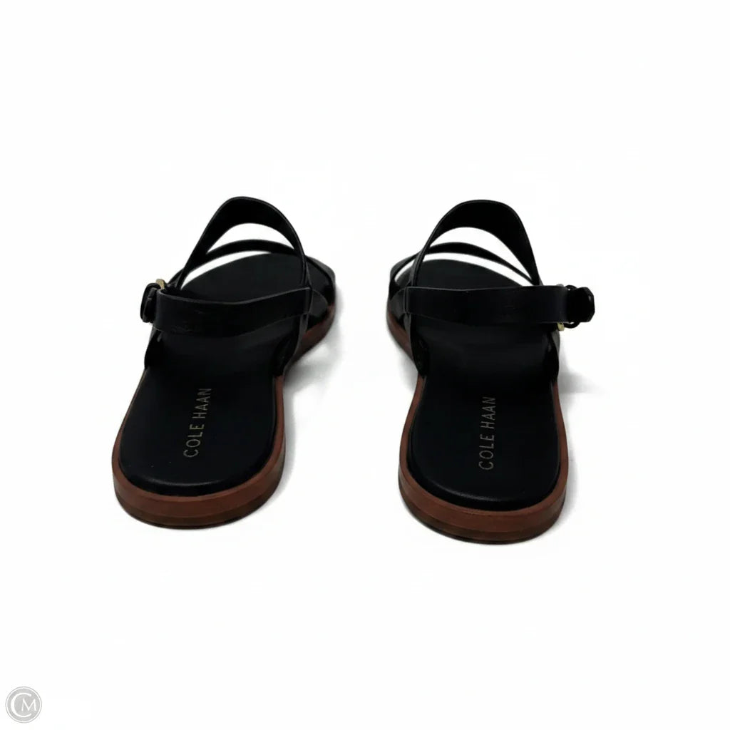 Flynn Flat Slingback Sandals By Cole-haan In Black, Size: 7.5
