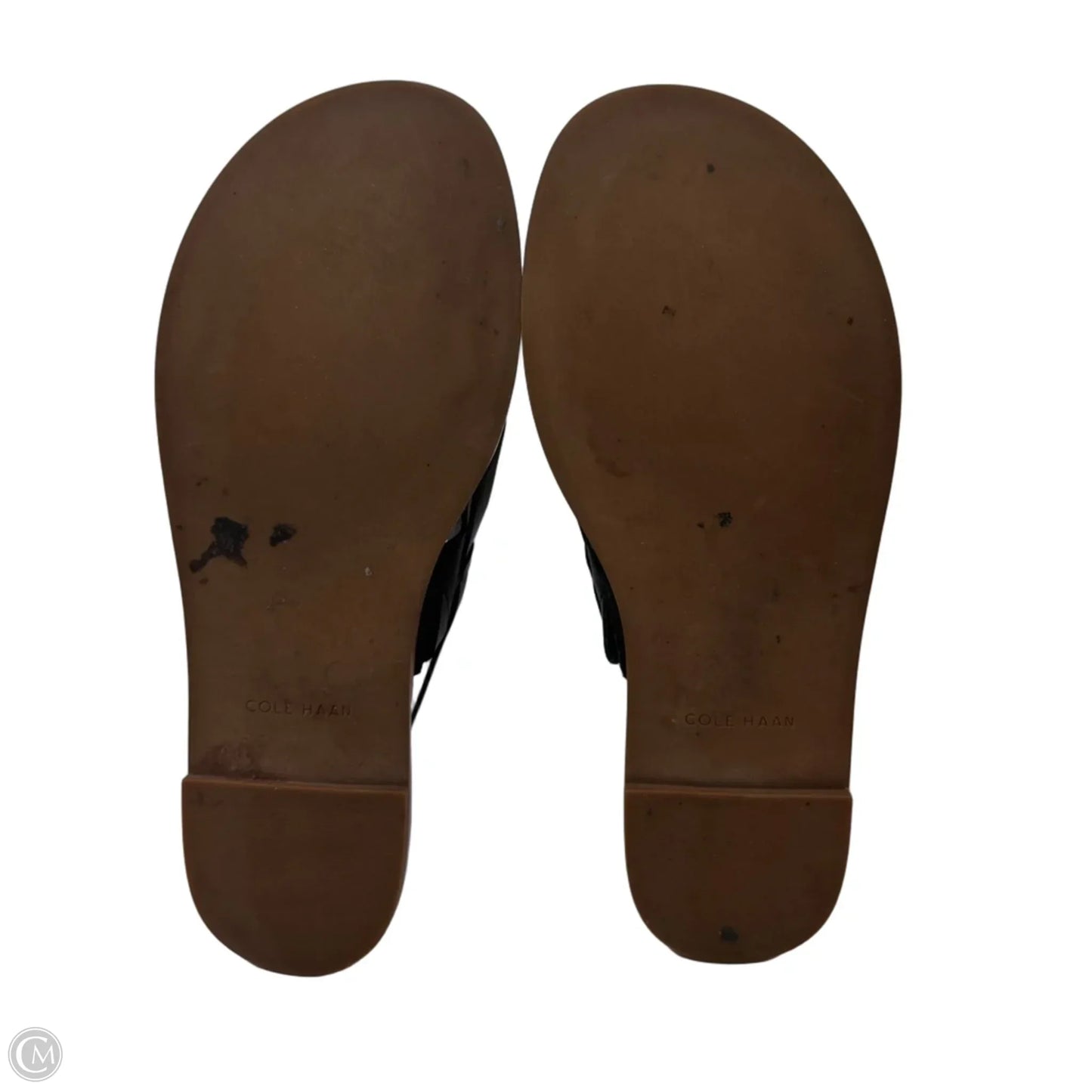 Flynn Flat Slingback Sandals By Cole-haan In Black, Size: 7.5