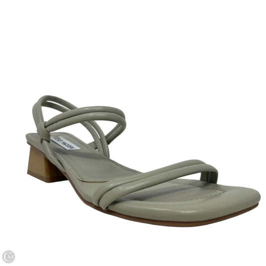 Hattie Block Heel Sandals By Steve Madden In Grey, Size: 7.5