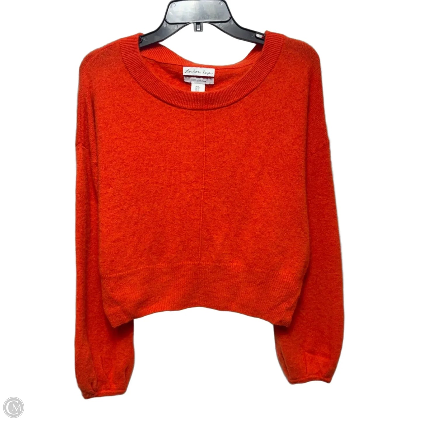 Sweater Cashmere By London Kaye In Orange, Size: L