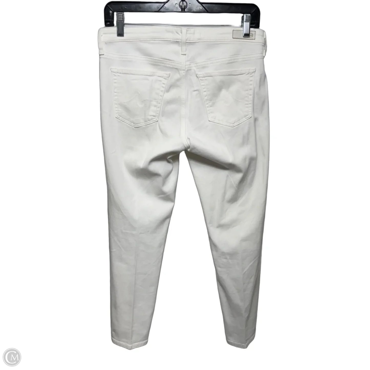 The Stilt Crop Cigarette Crop Jeans Jeggings By Adriano Goldschmied In White, Size: 6/28