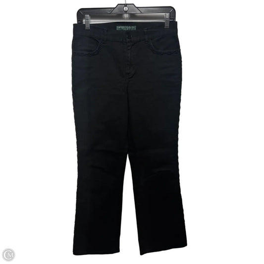 Beaded Jeans Boot Cut By Lauren By Ralph Lauren In Black, Size: 4p