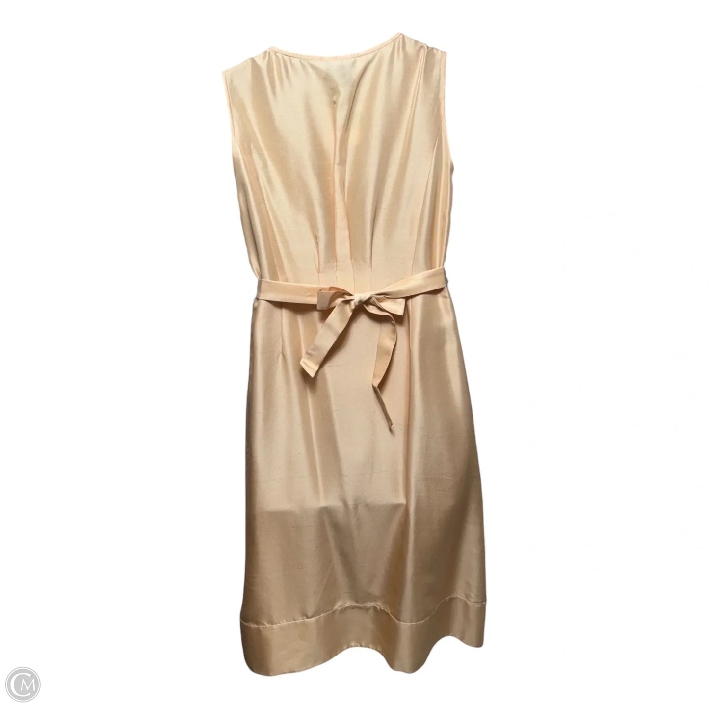 Shades of Blush Collection Silk Dress Casual Midi By Doncaster In Pea, Size: 10
