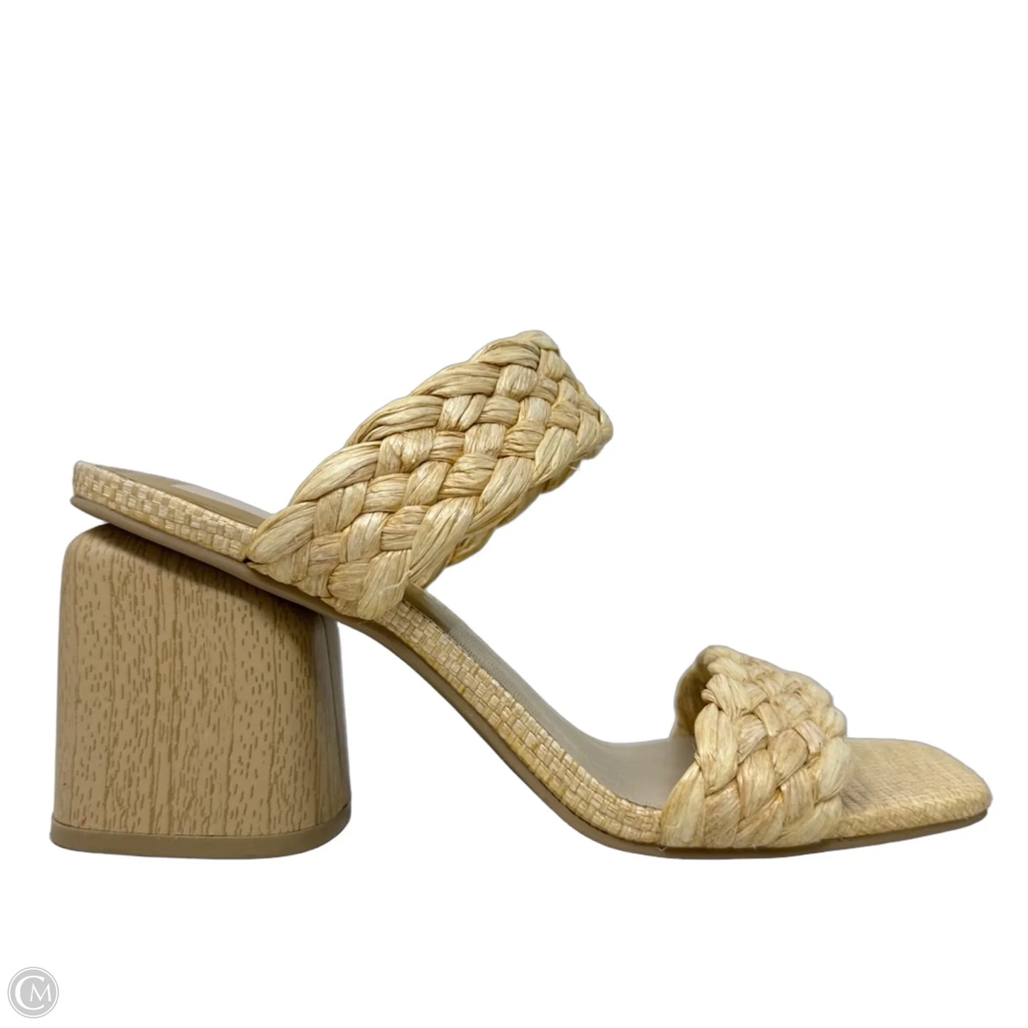 Sandals Heels Block By Dolce Vita In Cream, Size: 7.5