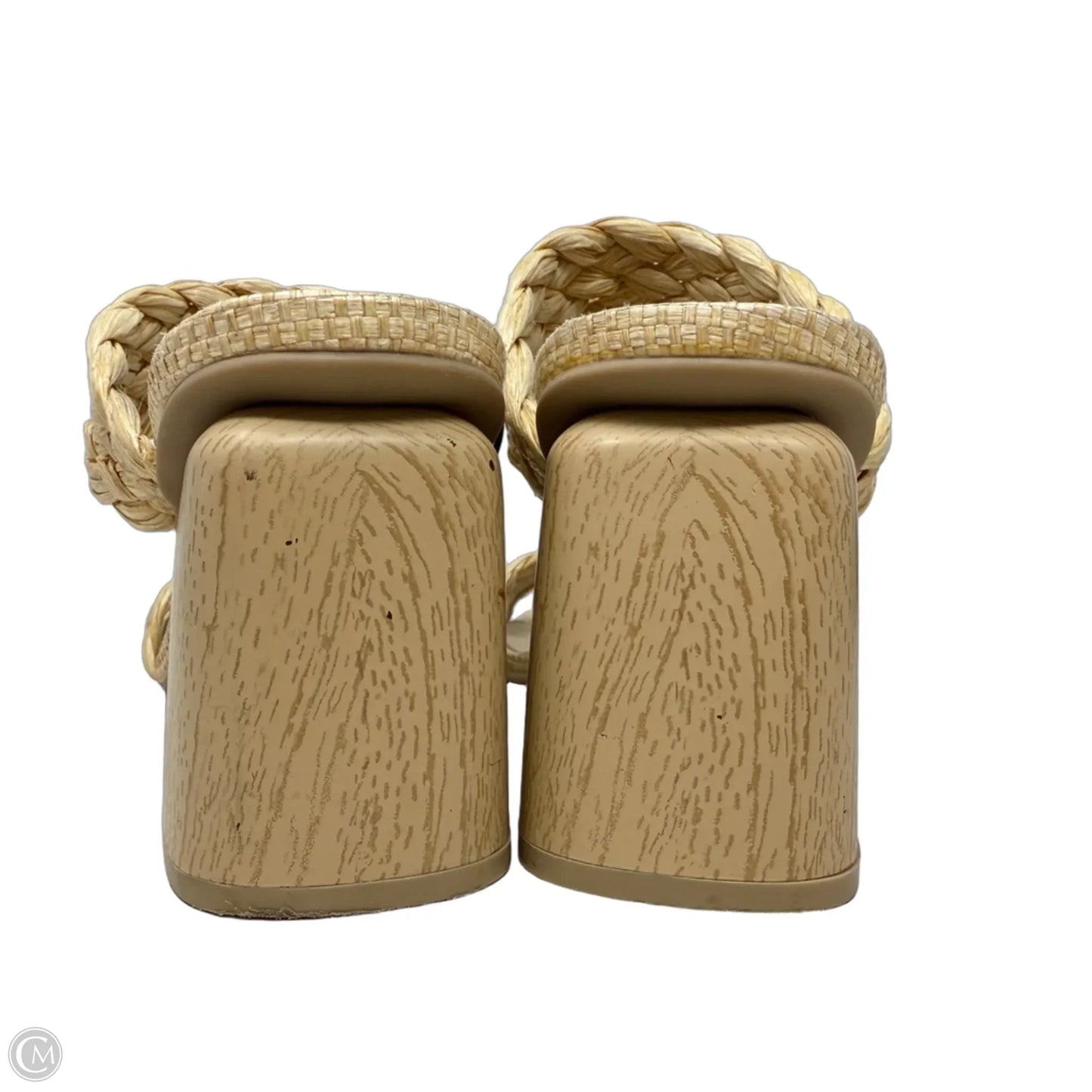 Sandals Heels Block By Dolce Vita In Cream, Size: 7.5