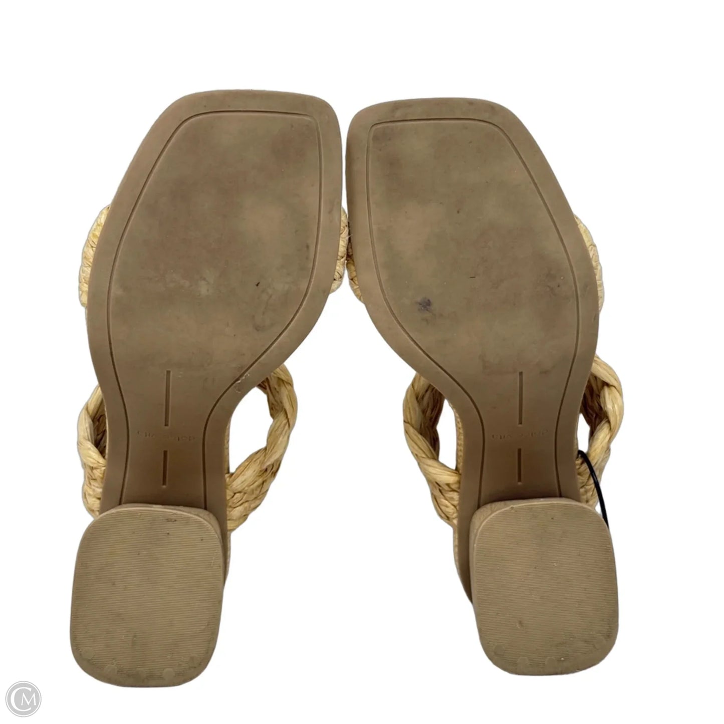 Sandals Heels Block By Dolce Vita In Cream, Size: 7.5