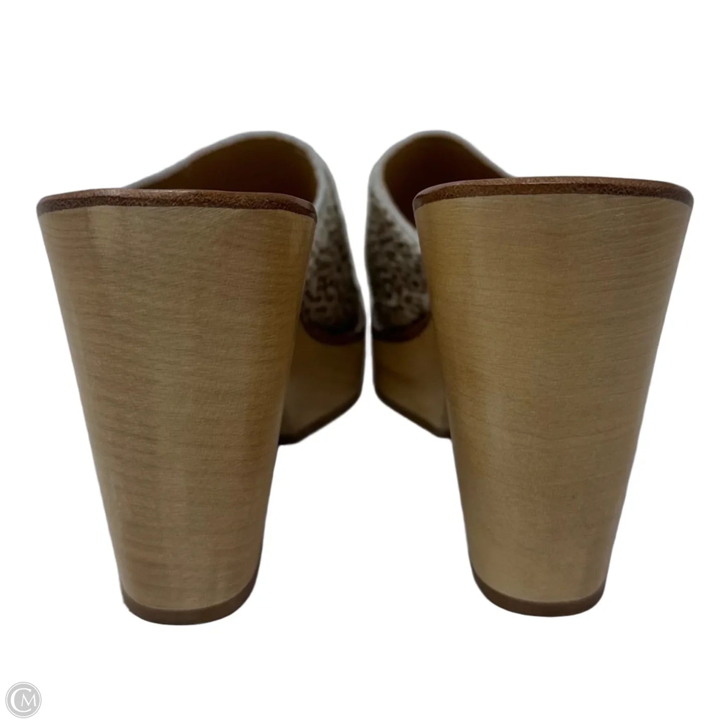 Fiscus Sandals Heels Block By K Jacques In Animal Print, Size: 7.5