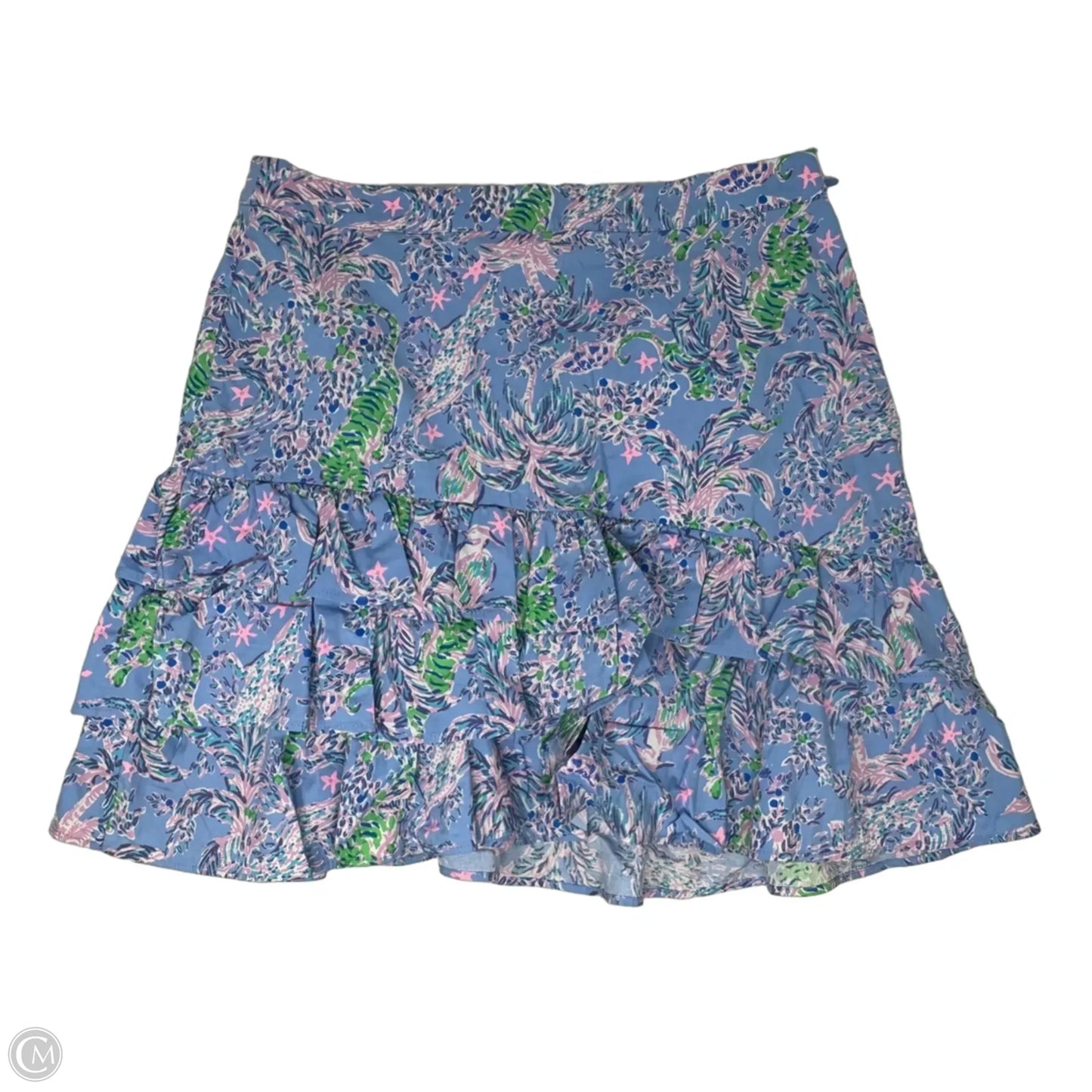 Rosalie Skirt Designer By Lilly Pulitzer In Blue Peri The Turtle Package, Size: 4