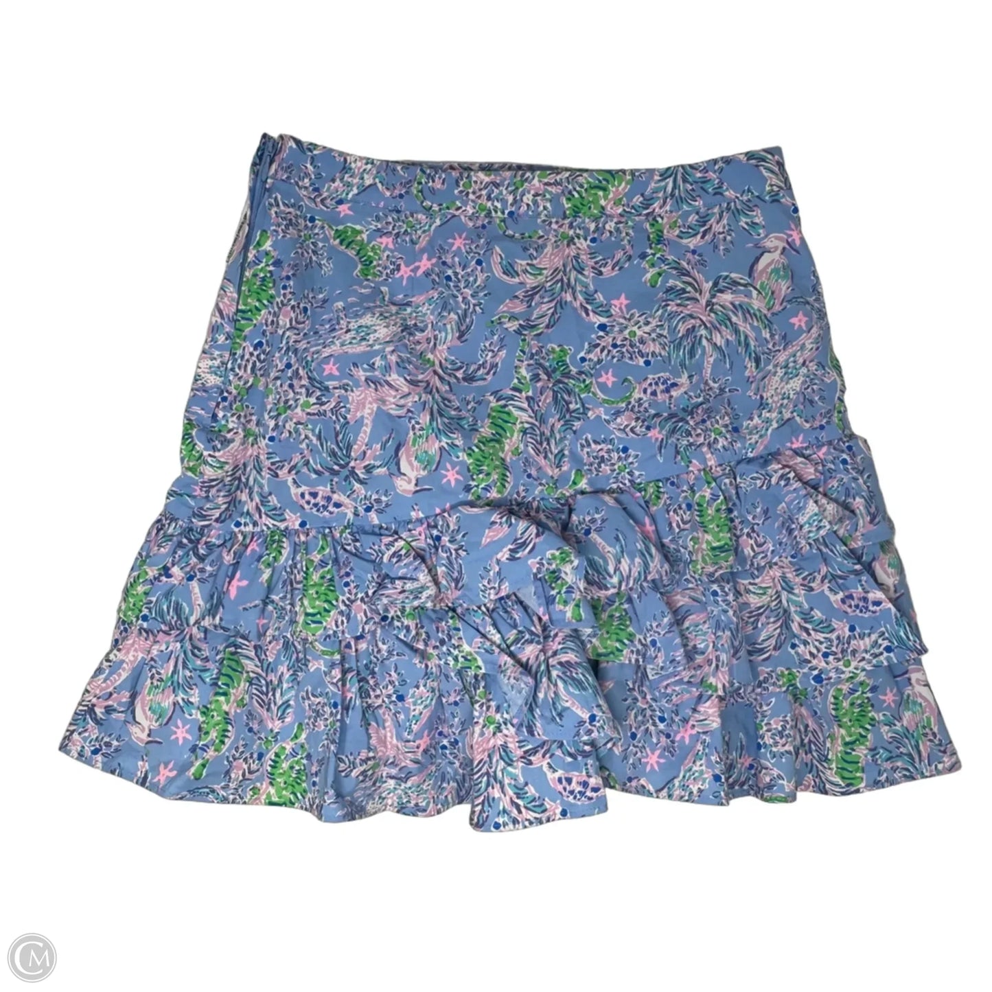 Rosalie Skirt Designer By Lilly Pulitzer In Blue Peri The Turtle Package, Size: 4
