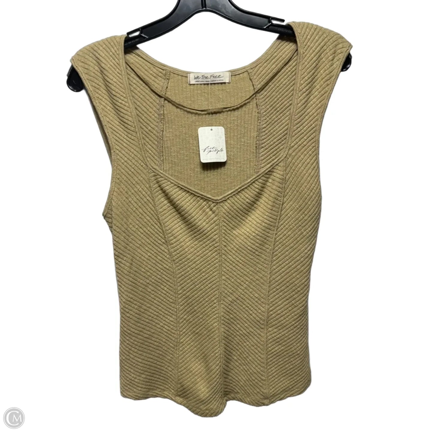 Top Sleeveless By We The Free In Tan, Size: L