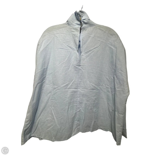 Top Long Sleeve By Zara In Blue, Size: Xl
