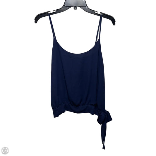 Ansley Top Sleeveless Designer By Lilly Pulitzer In True Navy, Size: M