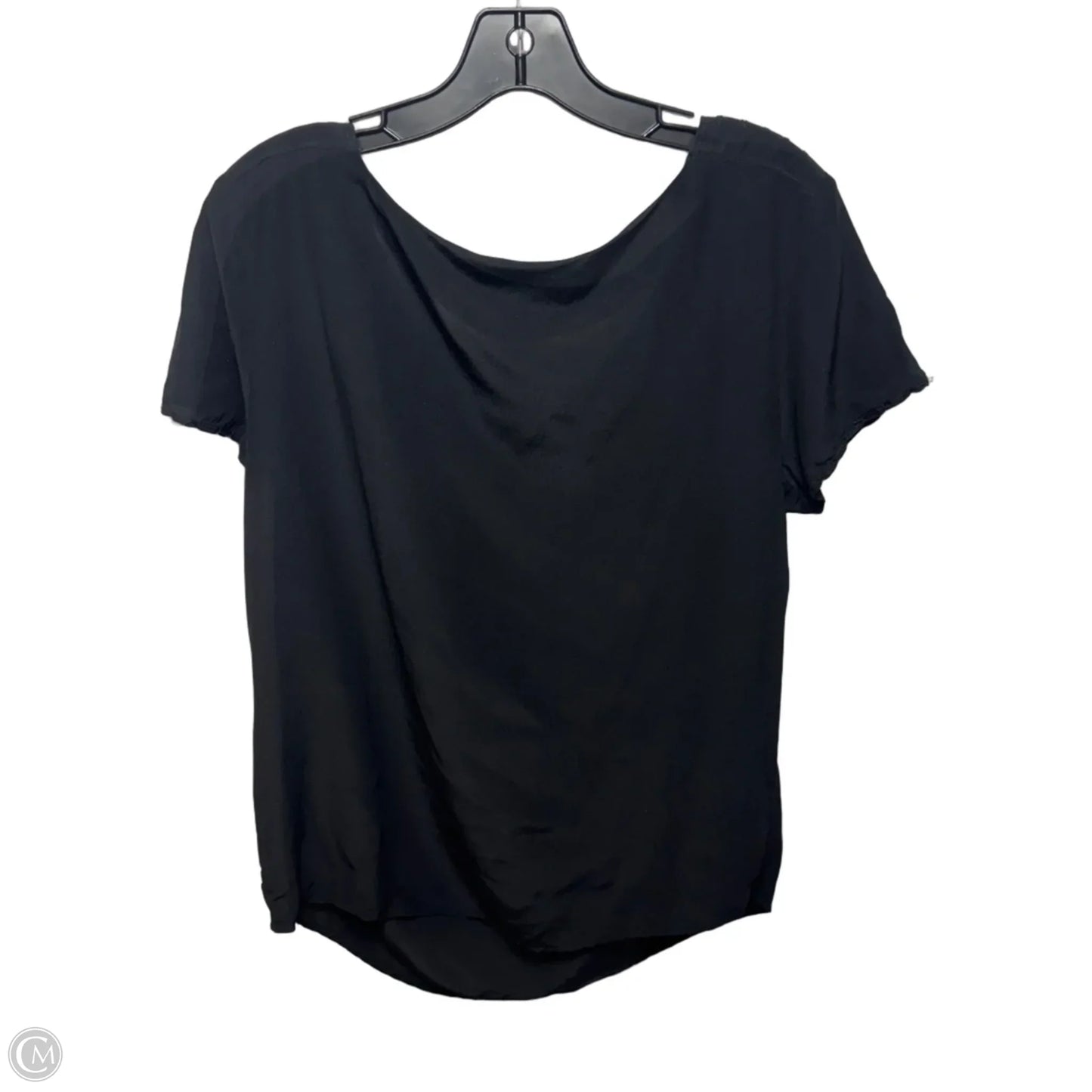 Silk Top Short Sleeve By maison scotch In Black, Size: 2