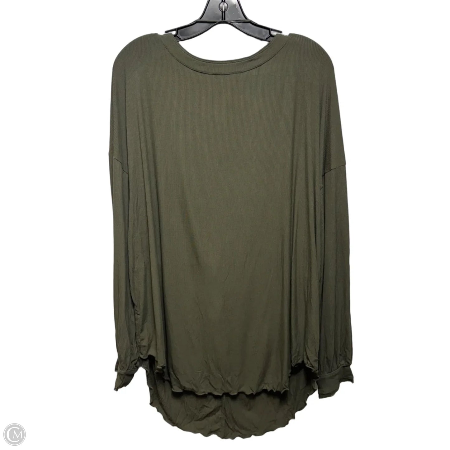 Top Long Sleeve By Free People In Green, Size: L