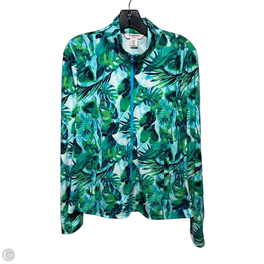 Golf Athletic Jacket By Tommy Bahama In Blue & Green, Size: Xl