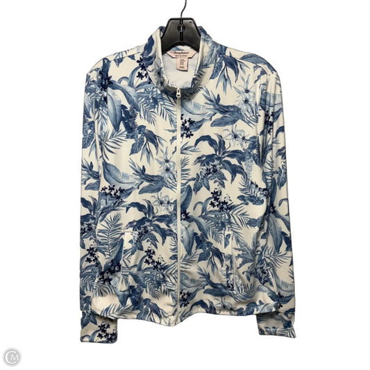 Golf & Tennis Athletic Jacket By Tommy Bahama In Blue & White, Size: Xl