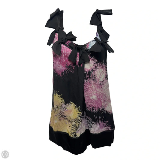 Silk Bow Blouse Sleeveless Designer By Diane Von Furstenberg In Multi-colored, Size: 2