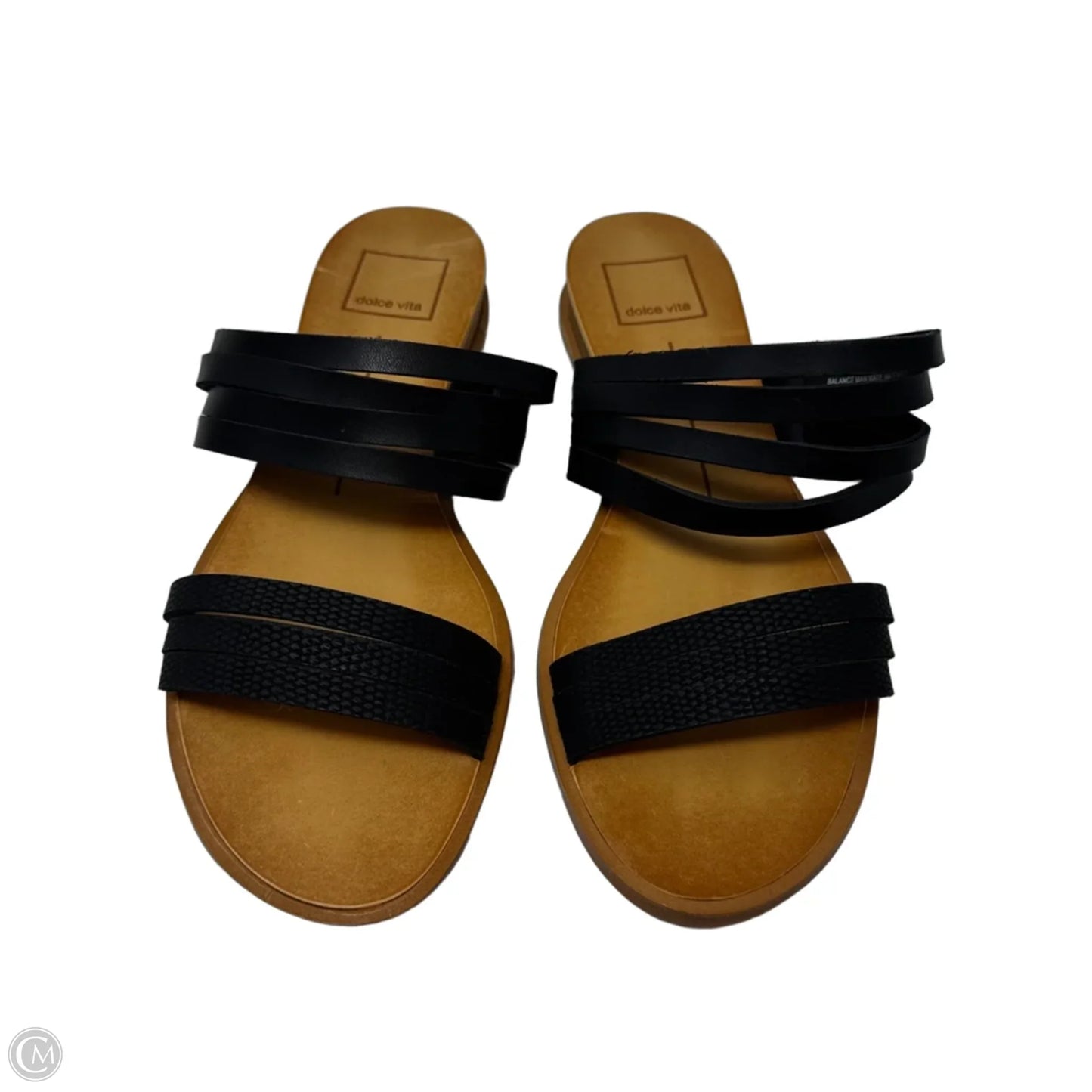 Flat Sandals By Dolce Vita In Black, Size: 7