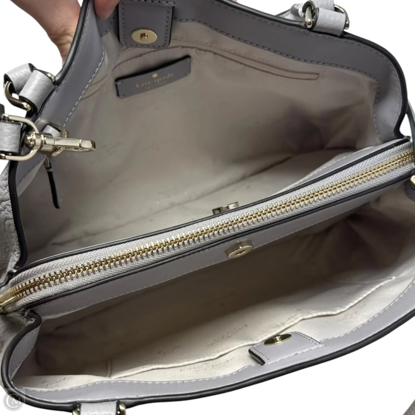 Lena Colorblock Satchel Handbag Designer By Kate Spade, Size: Medium