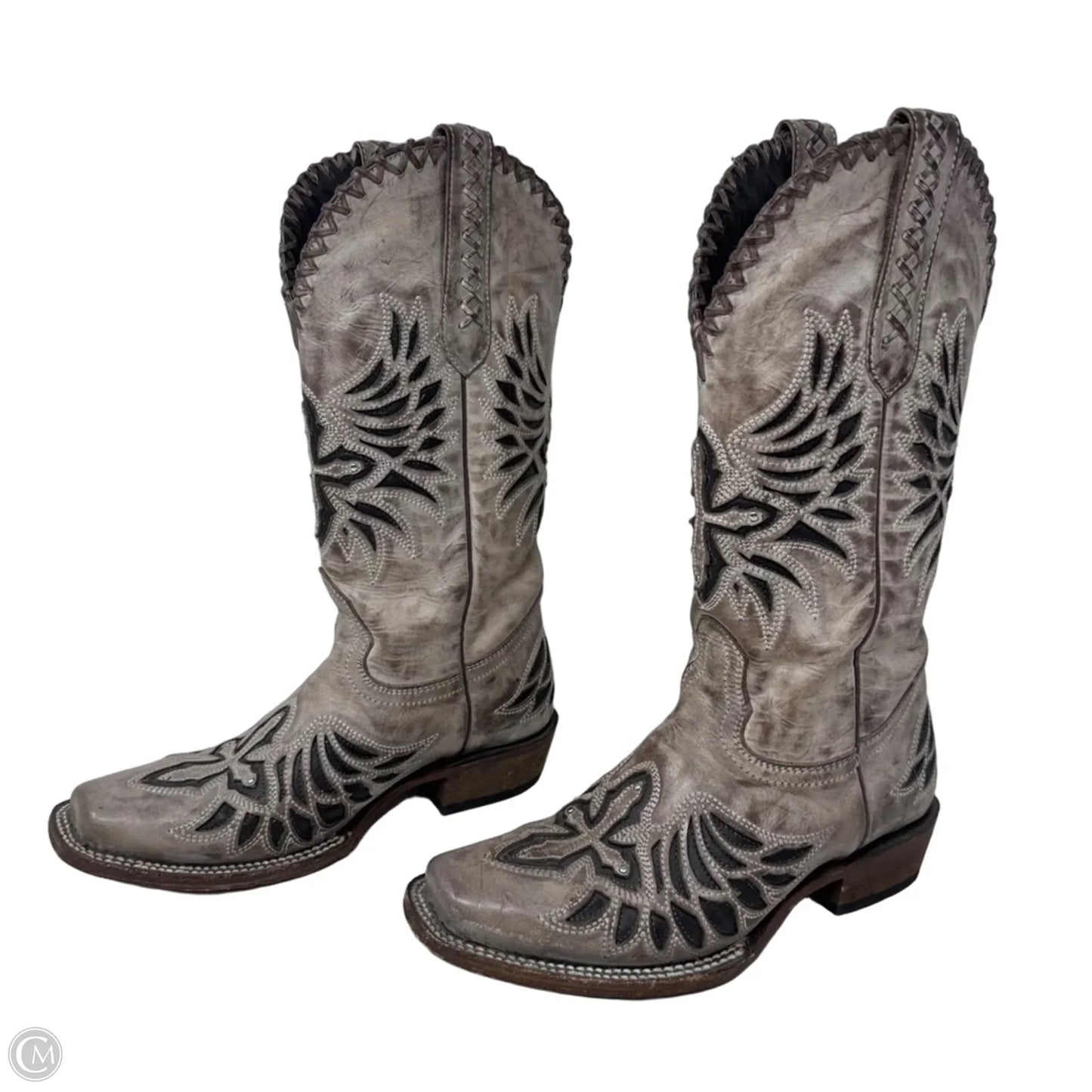 Buttercup Western Boots By J B Dillon In Taupe, Size: 7.5