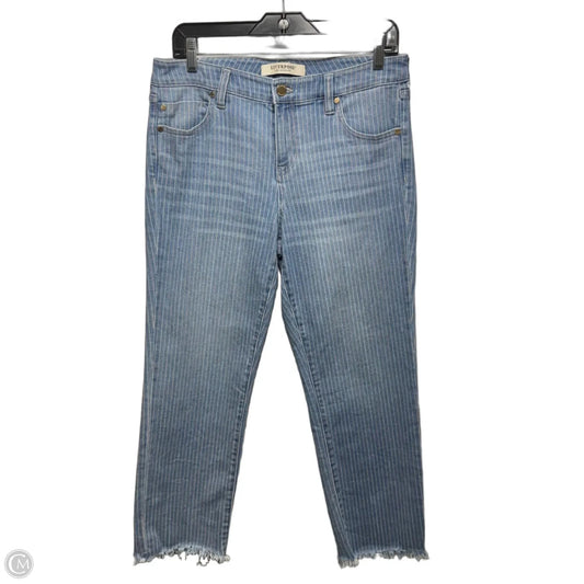 Jeans Straight By Liverpool In Striped Pattern, Size: 6/28