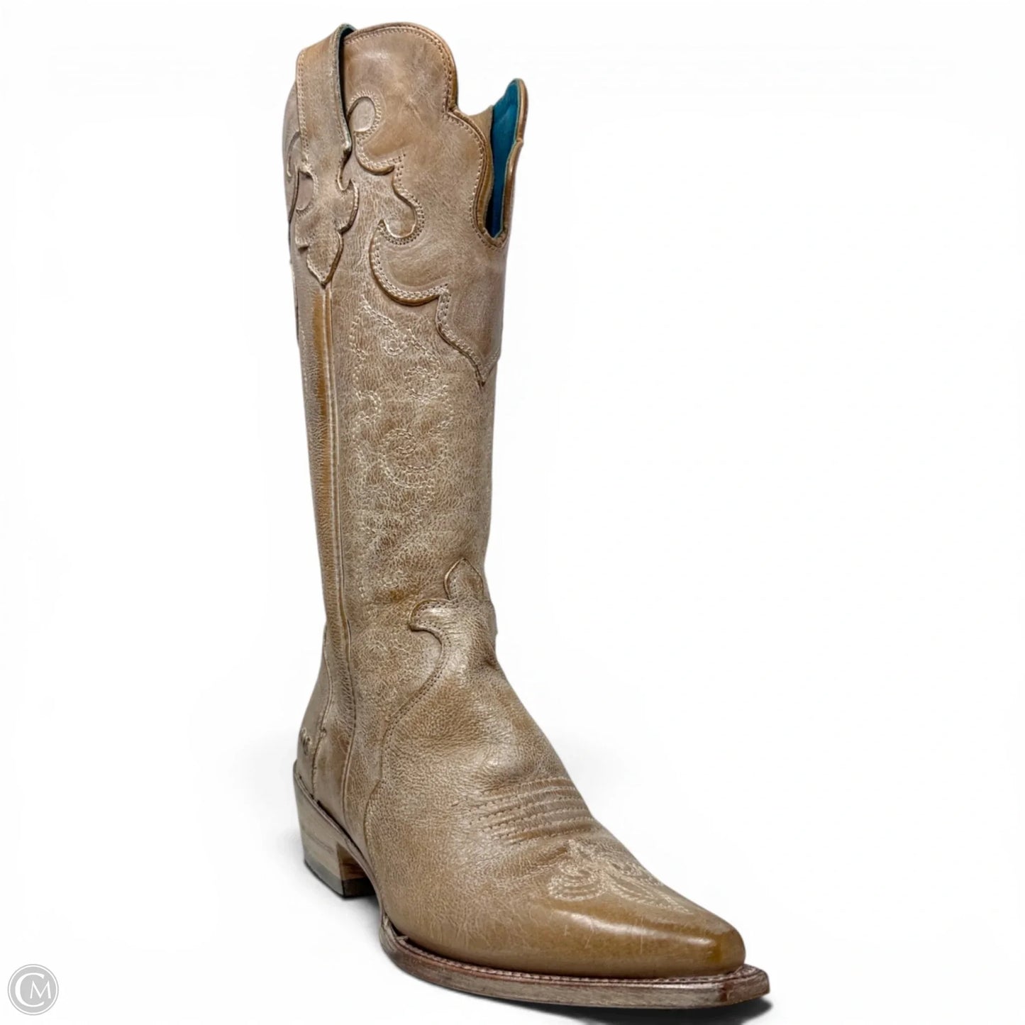 Queen Cowgirl Leather Boots By Bed Stu In Oats White, Size: 8