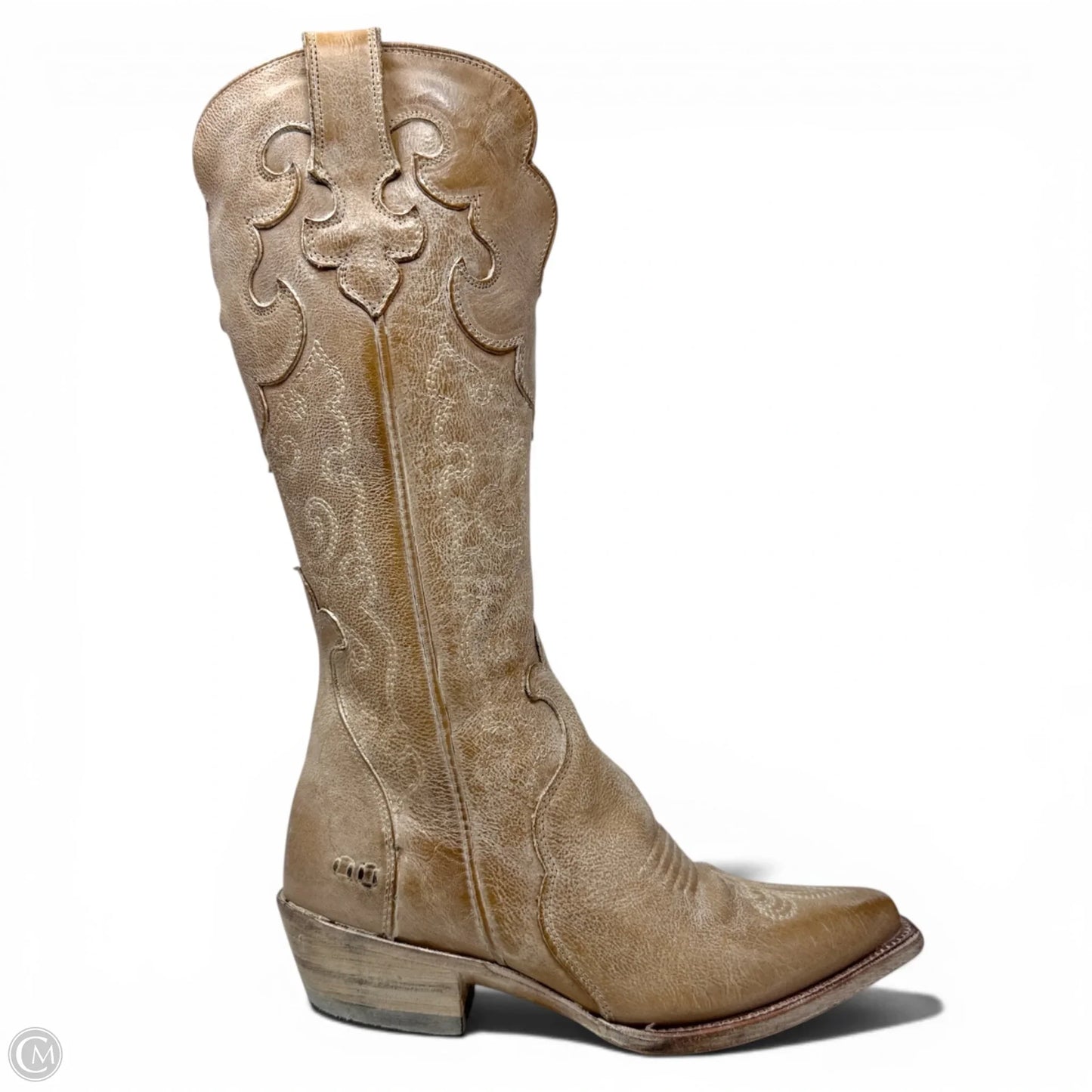 Queen Cowgirl Leather Boots By Bed Stu In Oats White, Size: 8