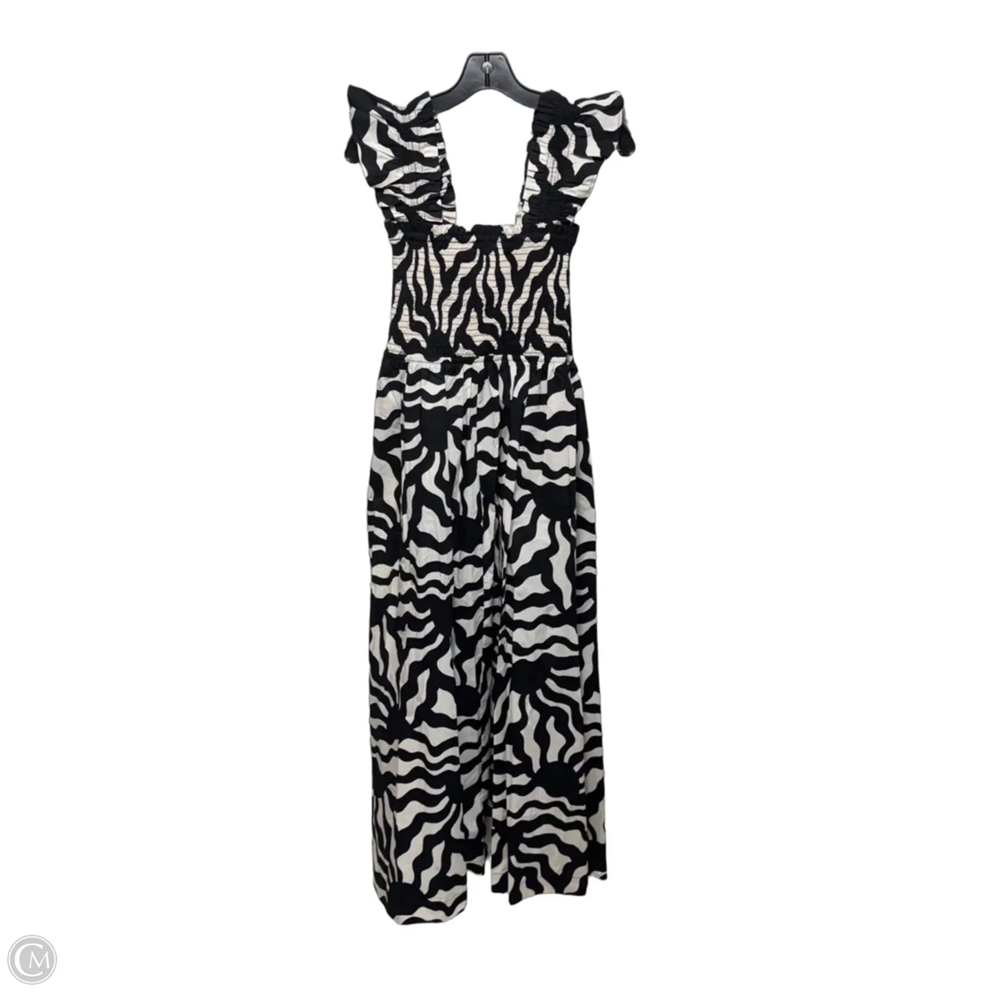 Dress Casual Maxi By Loft Beach In Black & White, Size: Xs