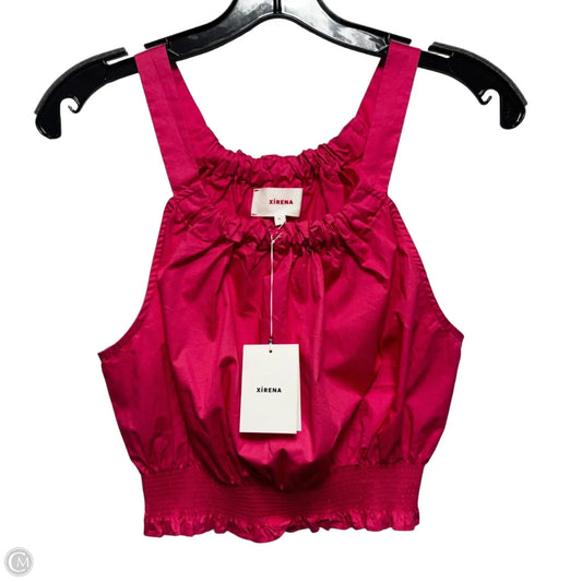 Lili Cropped Top Sleeveless By Xirena In Pink, Size: S