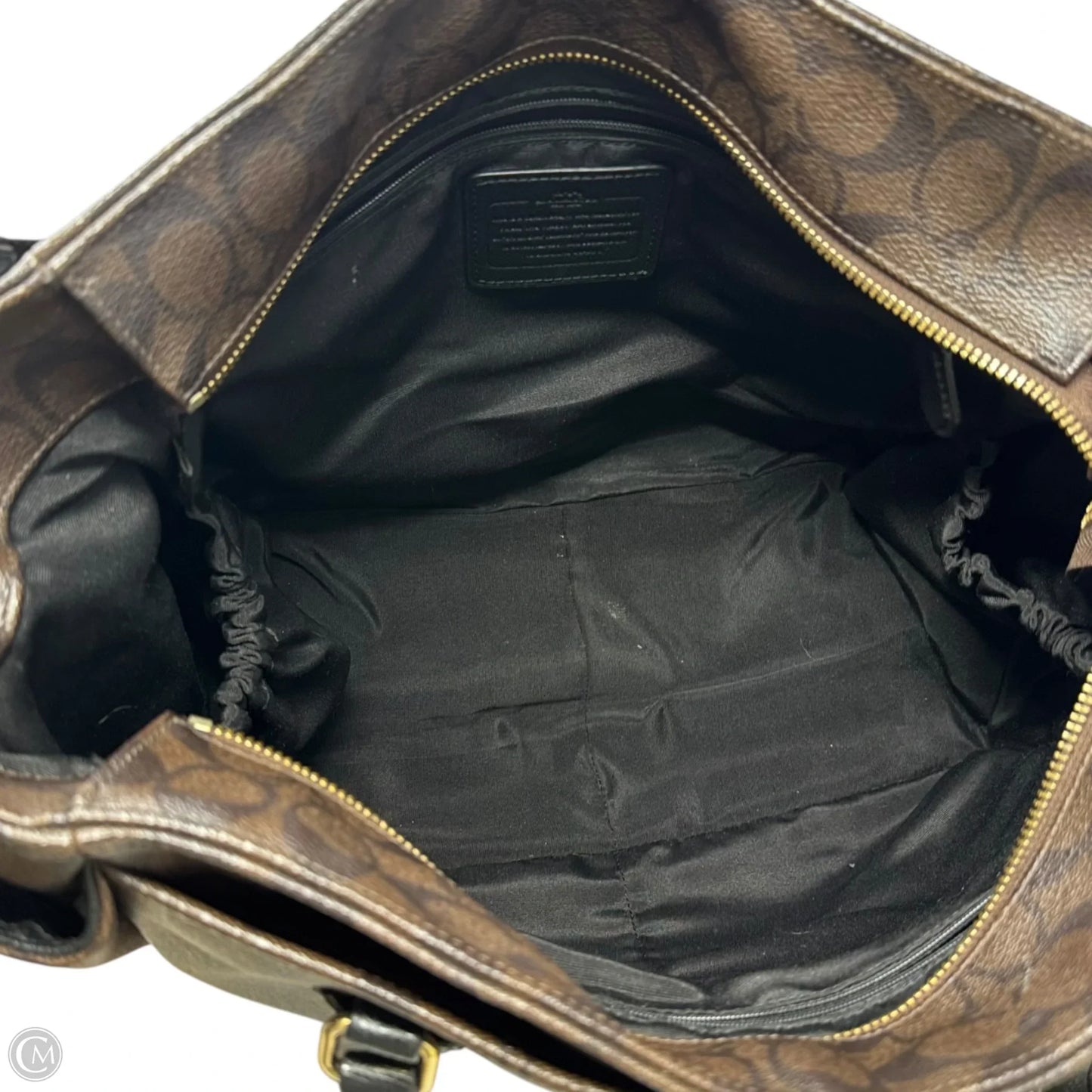 Monogram Baby Bag Designer By Coach, Size: Large