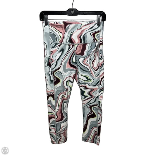 Ultimate Stash Pocket Printed Athletic Leggings Capris By Athleta In Multi-colored, Size: S