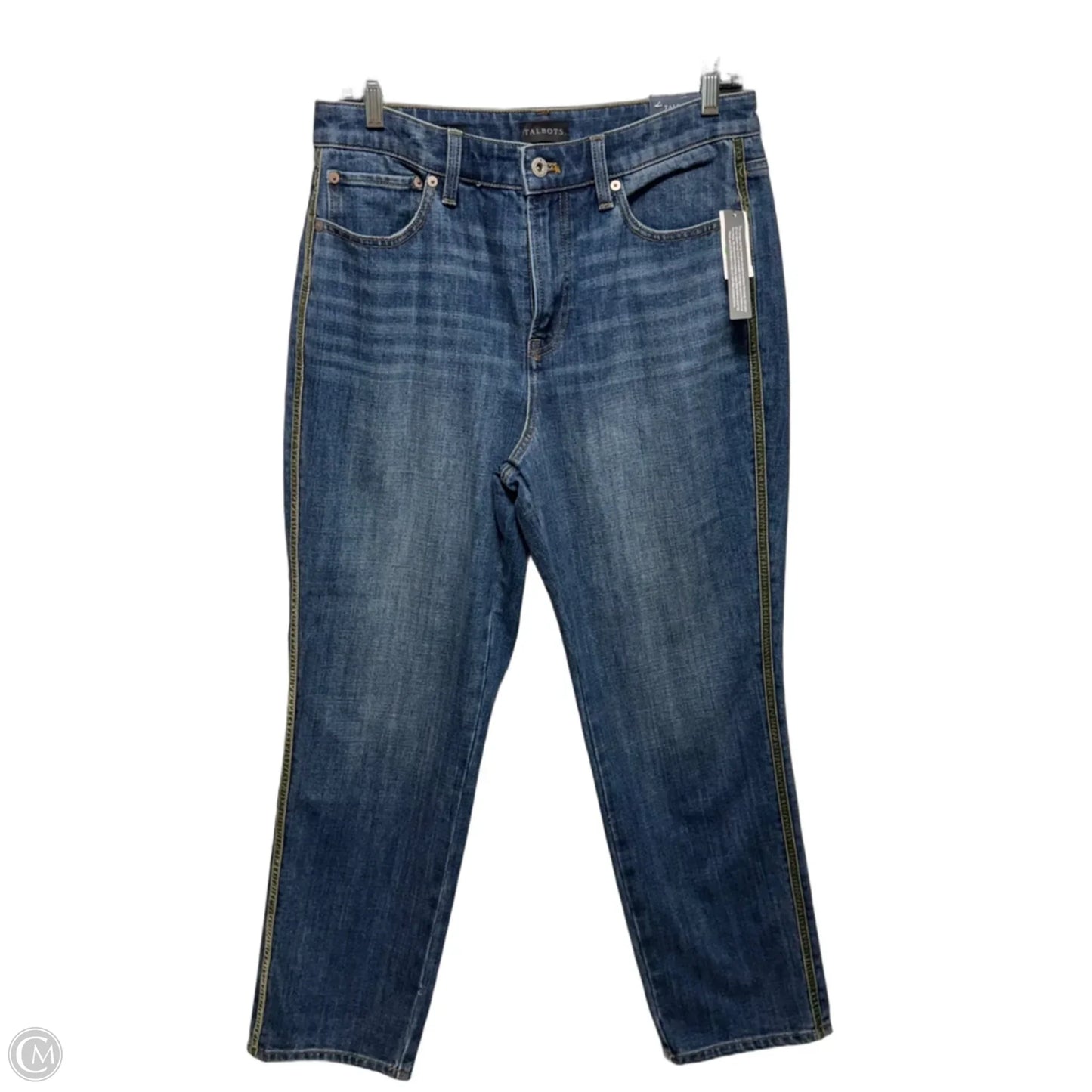 Modern Ankle Jeans Boyfriend By Talbots In Blue Denim, Size: 8