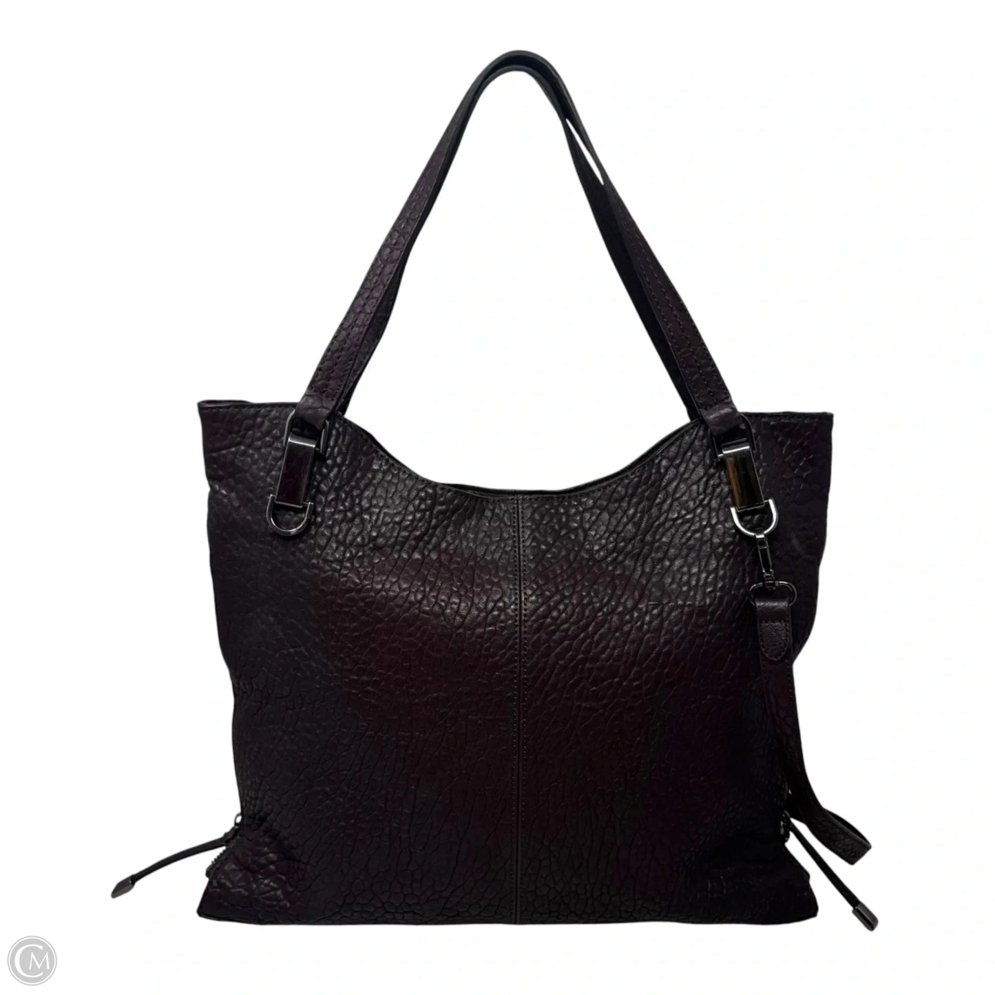 Emely Expandable Tote Handbag Leather By Vince Camuto, Size: Medium