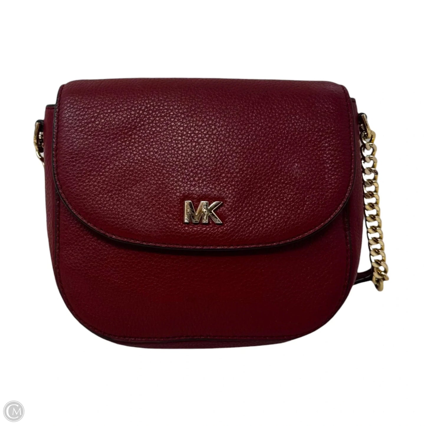 Crossbody Leather By Michael By Michael Kors, Size: Medium